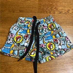 Buc-ee’s Baby Swim Trunks | 3-6 Months | Hawaiian Print Board Shorts